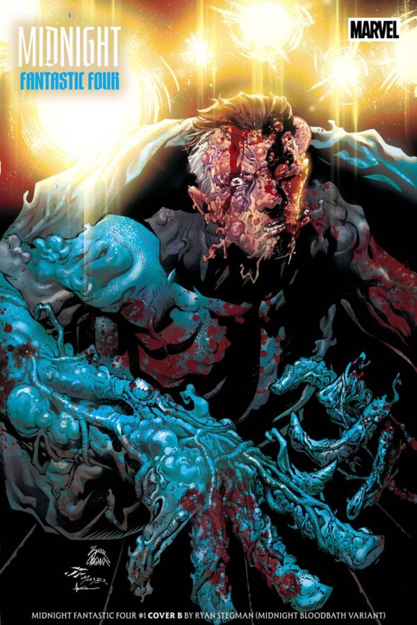 MIDNIGHT FANTASTIC FOUR #1 - Ryan Stegman Midnight Bloodbath cover art