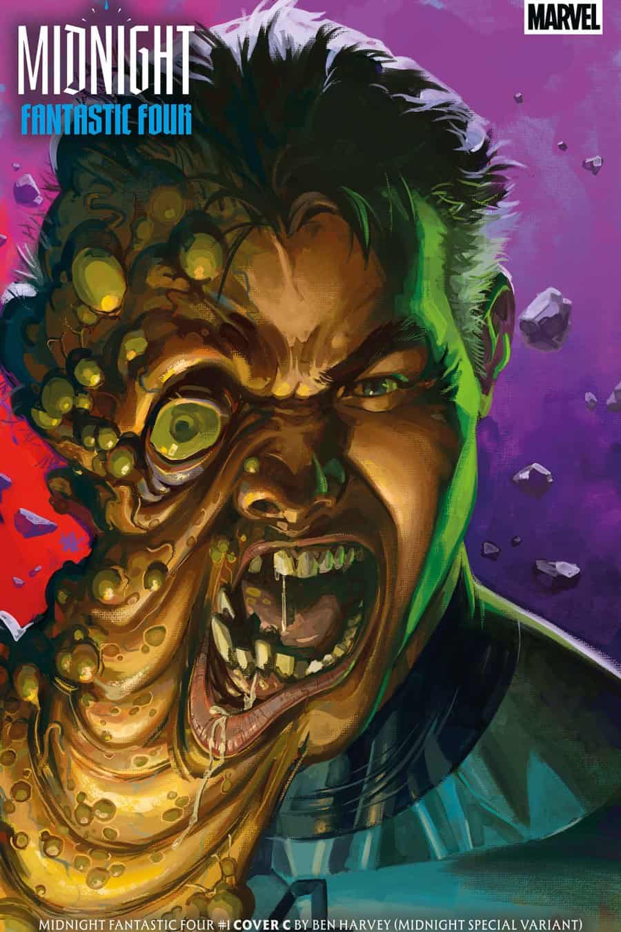 MIDNIGHT FANTASTIC FOUR #1 - Ben Harvey Midnight Special cover art