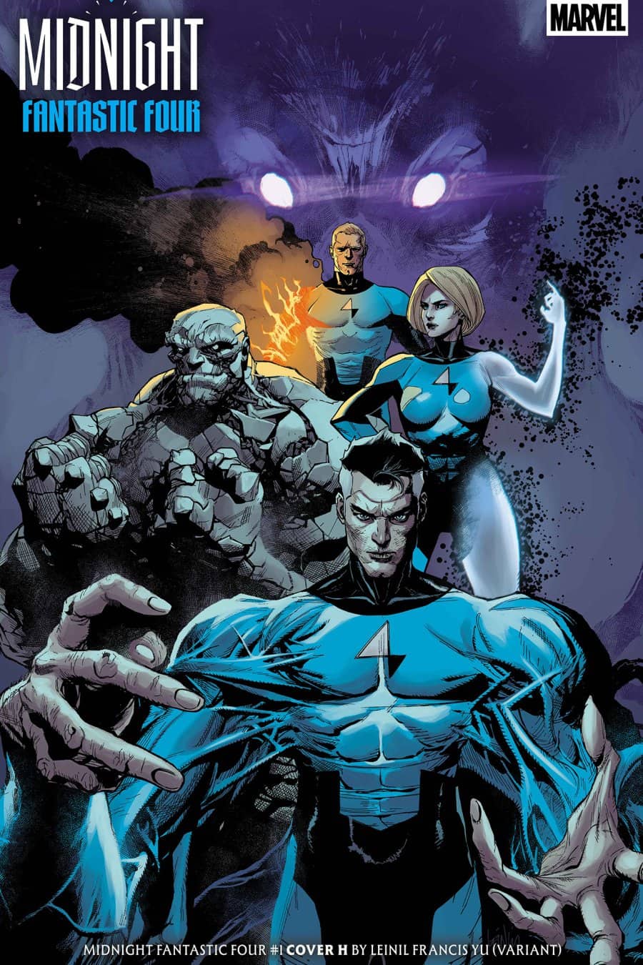 MIDNIGHT FANTASTIC FOUR #1 - Leinil Yu cover art