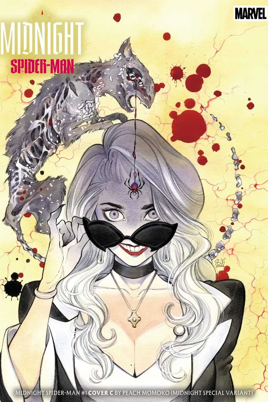 MIDNIGHT SPIDER-MAN #1 A - Peach Momoko Midnight Special cover art
