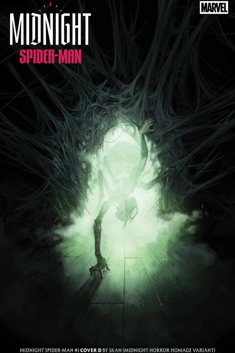 MIDNIGHT SPIDER-MAN #1 A - Skan Midnight Horror Homage cover art