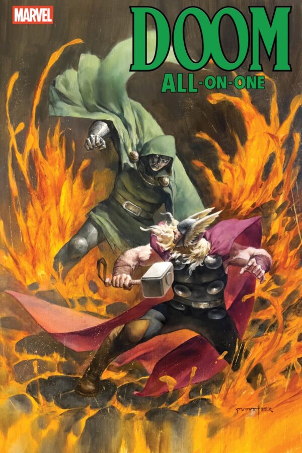 DOOM ALL-ON-ONE #1 - Puppeteer Lee Foil cover art
