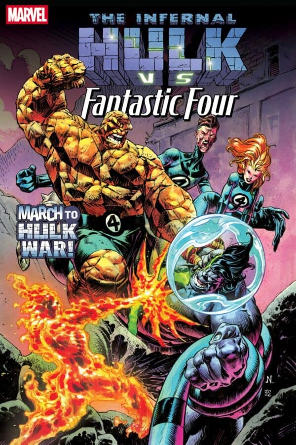 INFERNAL HULK VS. FANTASTIC FOUR #1 - Main - Nic Klein cover art