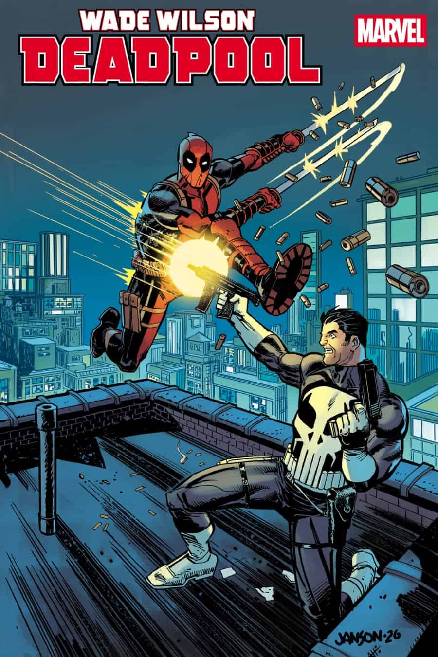 WADE WILSON: DEADPOOL #9 - Klaus Janson cover art