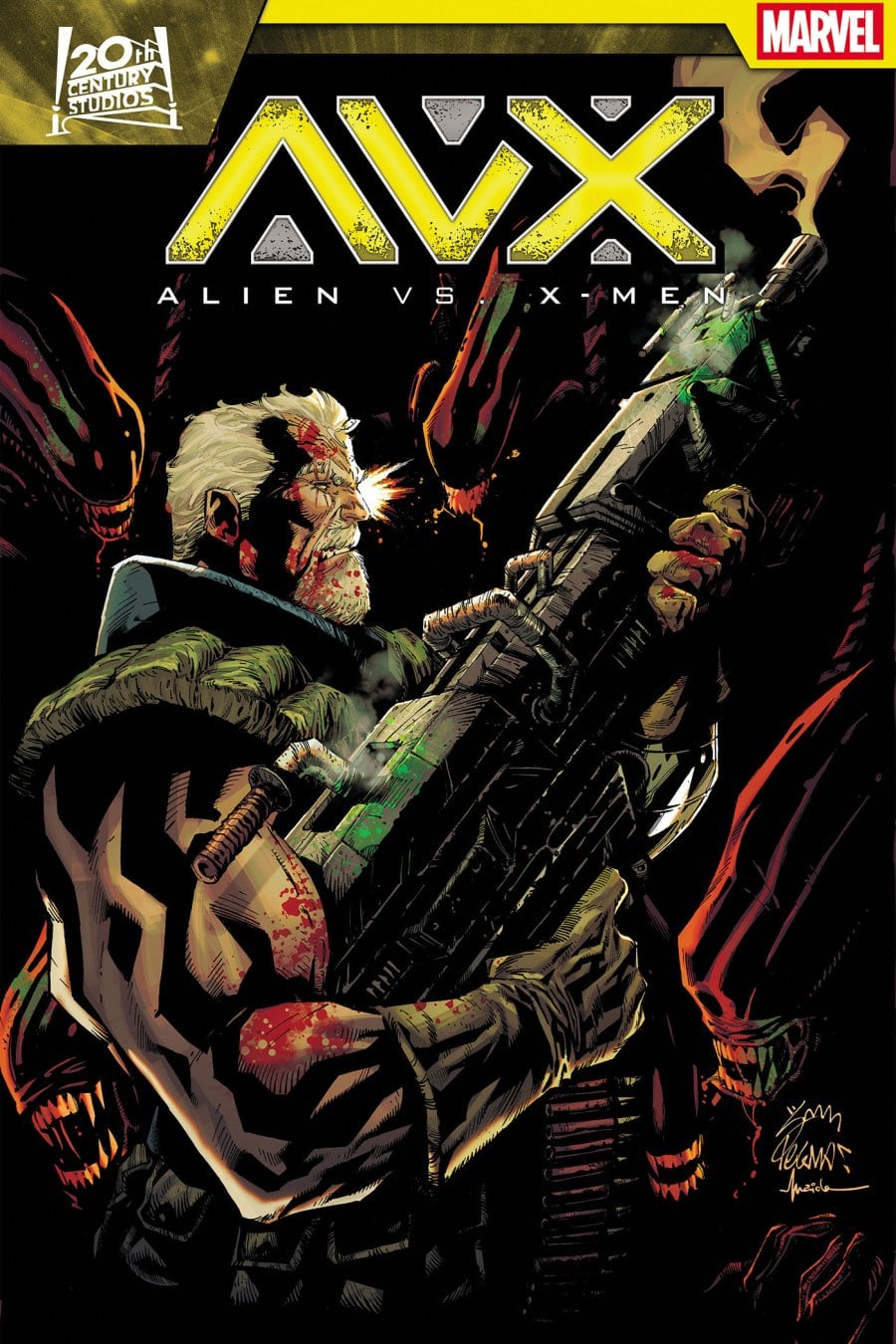 ALIEN VS. X-MEN #2 - Main - Ryan Stegman cover art