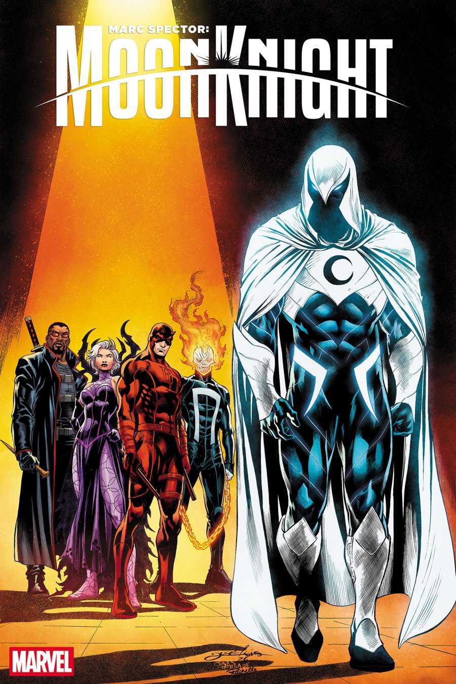 MARC SPECTOR: MOON KNIGHT #9 - Main - Jose Luis Soares cover art