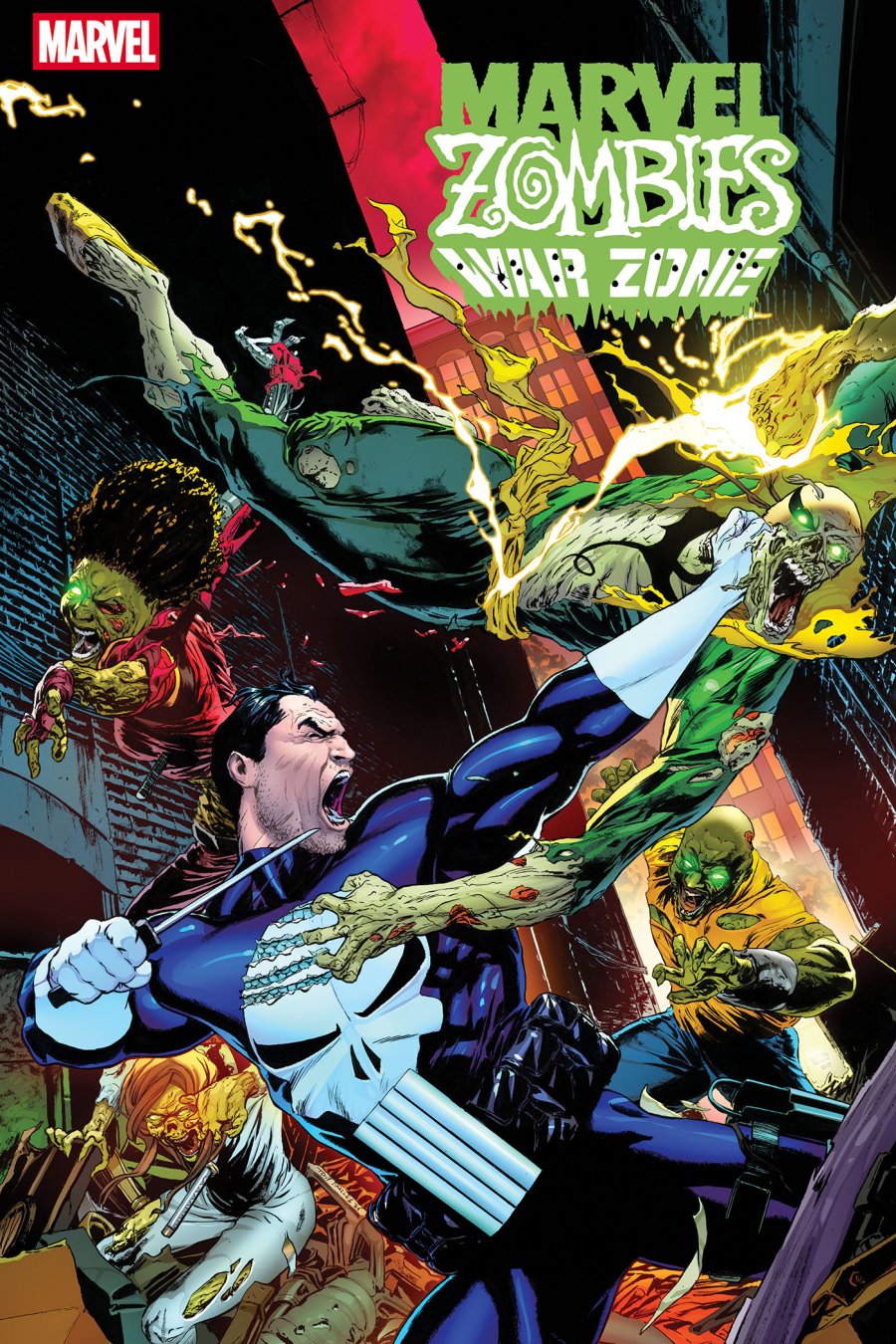 MARVEL ZOMBIES: WAR ZONE #2 - Main - Tony Parker cover art