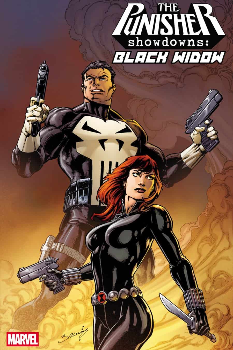 PUNISHER SHOWDOWNS: BLACK WIDOW #1 - Mark Bagley cover art