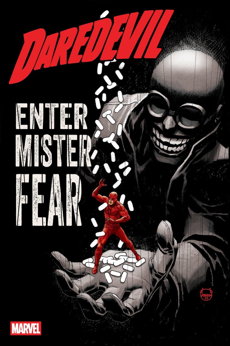 DAREDEVIL #8 - Dave Johnson cover art