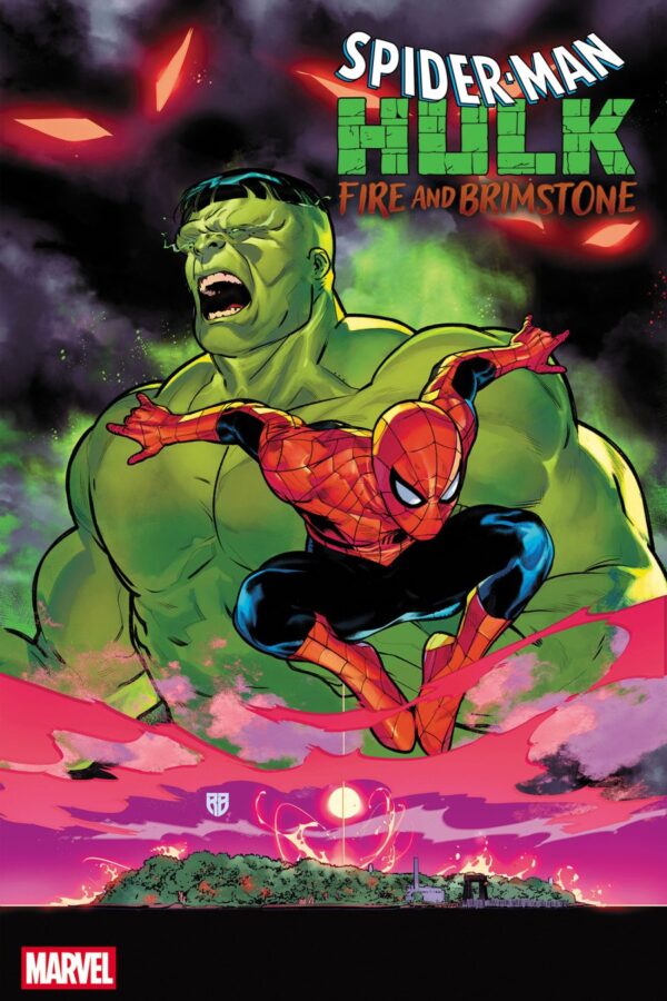 SPIDER-MAN/HULK: FIRE AND BRIMSTONE #3 - Main - R.B. Silva cover art