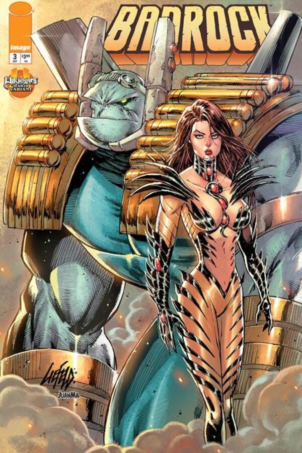 Badrock #3 - Cvr E Rob Liefeld Witchblade Team Up Var cover art