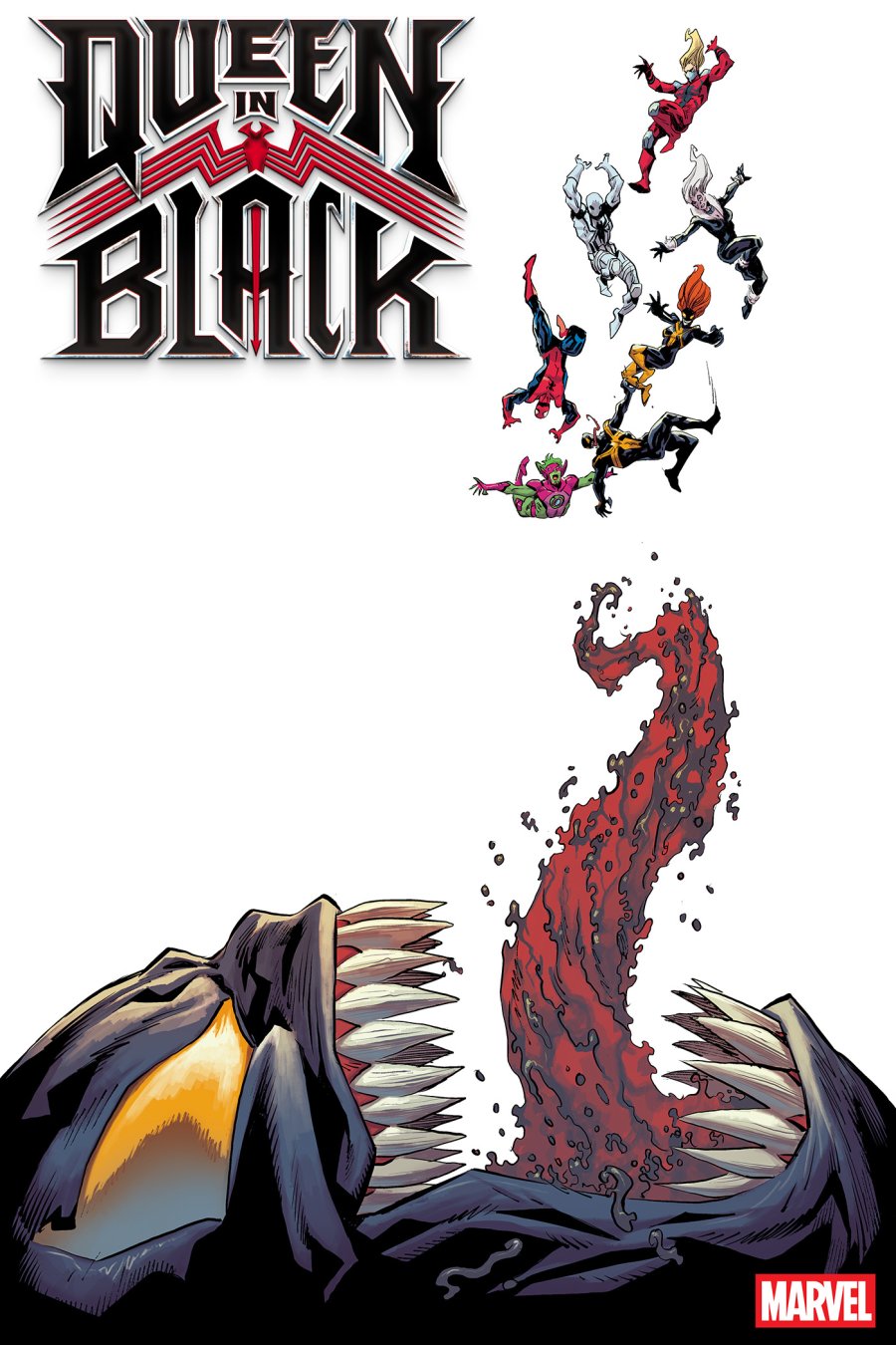 QUEEN IN BLACK #5 - Ryan Stegman Homage 1:50 cover art