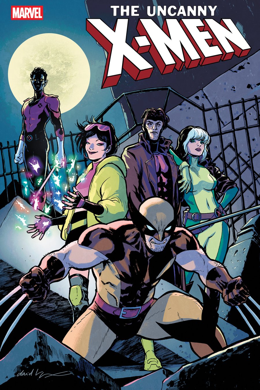 UNCANNY X-MEN #36 - David Lopez cover art