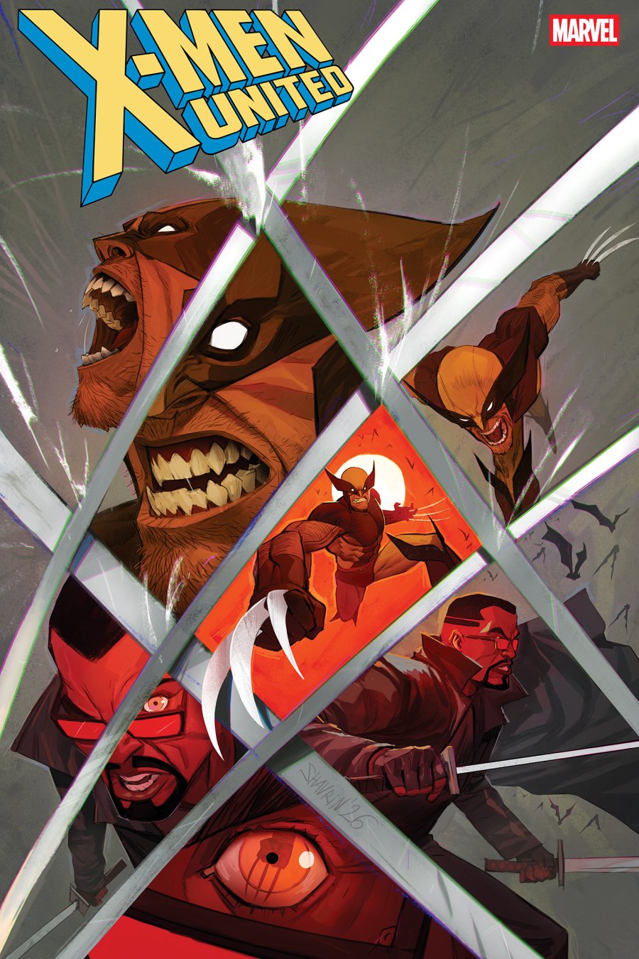 X-MEN UNITED #7 - Ivan Shavrin 1:25 cover art