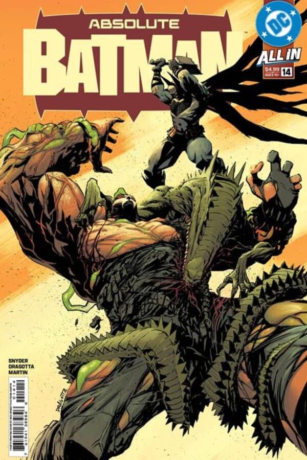 Absolute Batman #14 Fourth Printing - Main - Nick Dragotta cover art