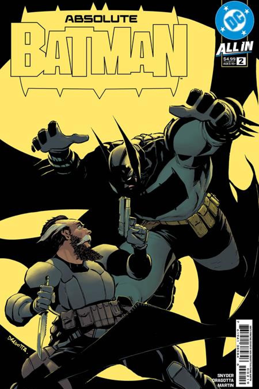 Absolute Batman #2 Ninth Printing - Main - Nick Dragotta cover art