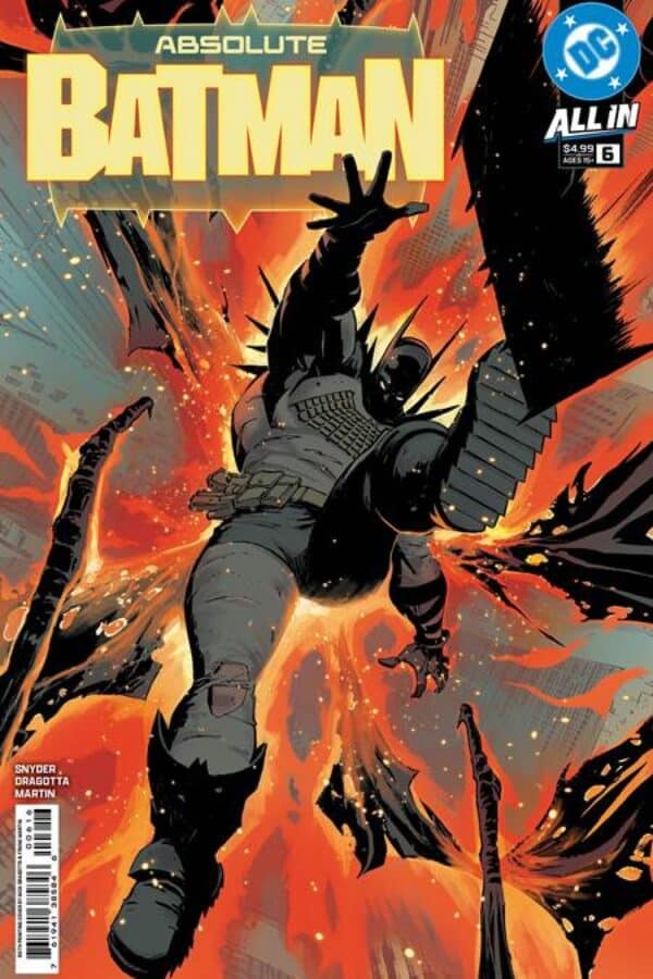 Absolute Batman #6 Sixth Printing - Main - Nick Dragotta cover art