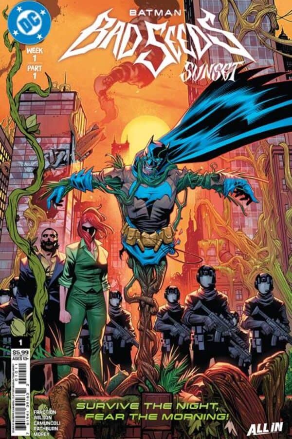 Batman Bad Seeds - Sunset #1 - Main - Giuseppe Camuncoli, Cliff Rathburn cover art