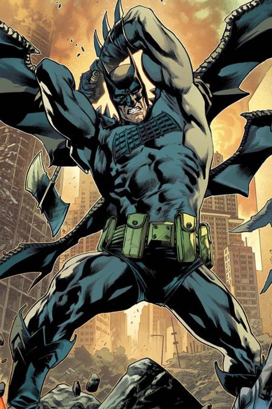 Absolute Batman #25 - Cvr D Bryan Hitch Connecting Card Stock Var cover art