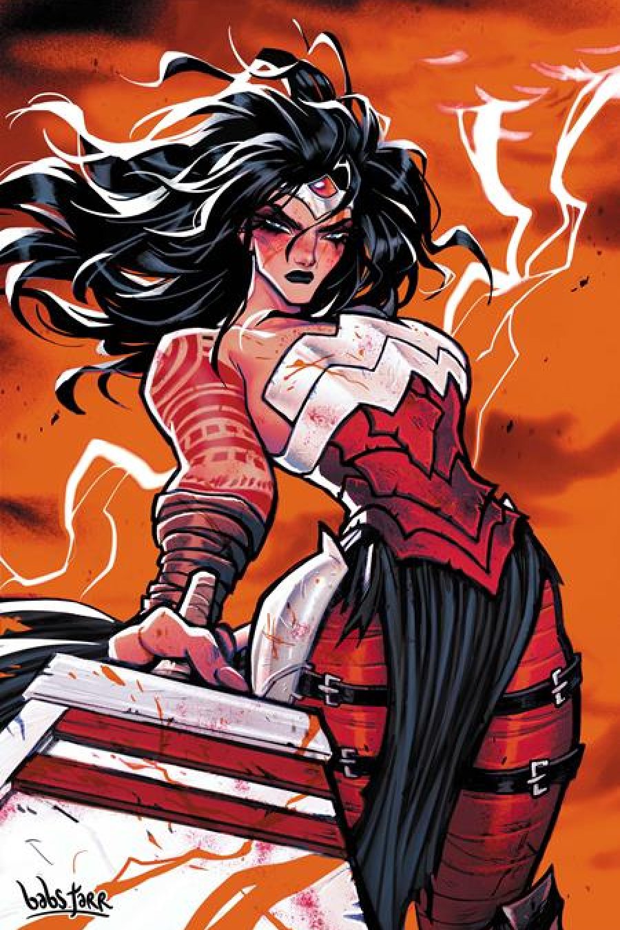 Absolute Wonder Woman #25 - Cvr F Babs Tarr Glow-In-The-Dark Card Stock Var cover art