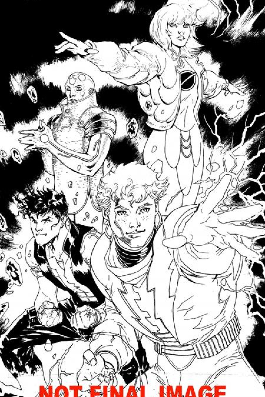 Legion of Super-Heroes #1 - Cvr B Jim Lee Card Stock Var cover art