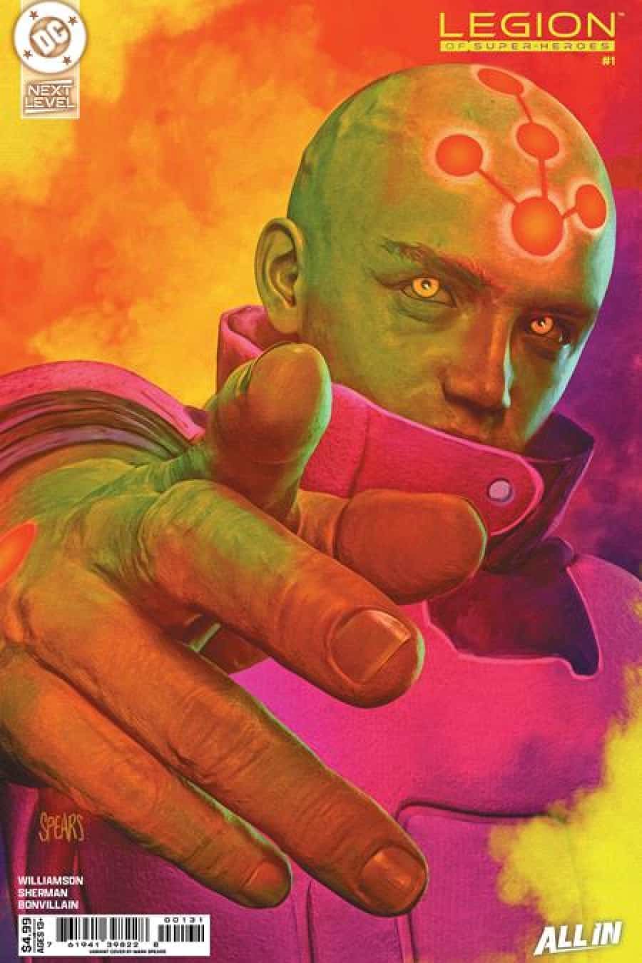 Legion of Super-Heroes #1 - Cvr C Mark Spears Card Stock Var cover art
