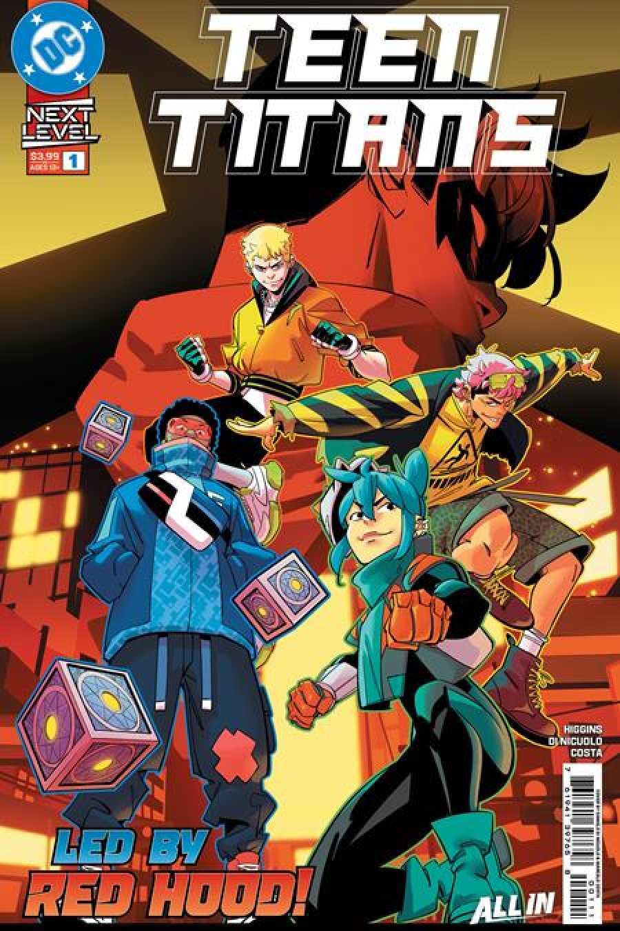 Teen Titans #1 - Main - Daniele Di Nicuolo cover art