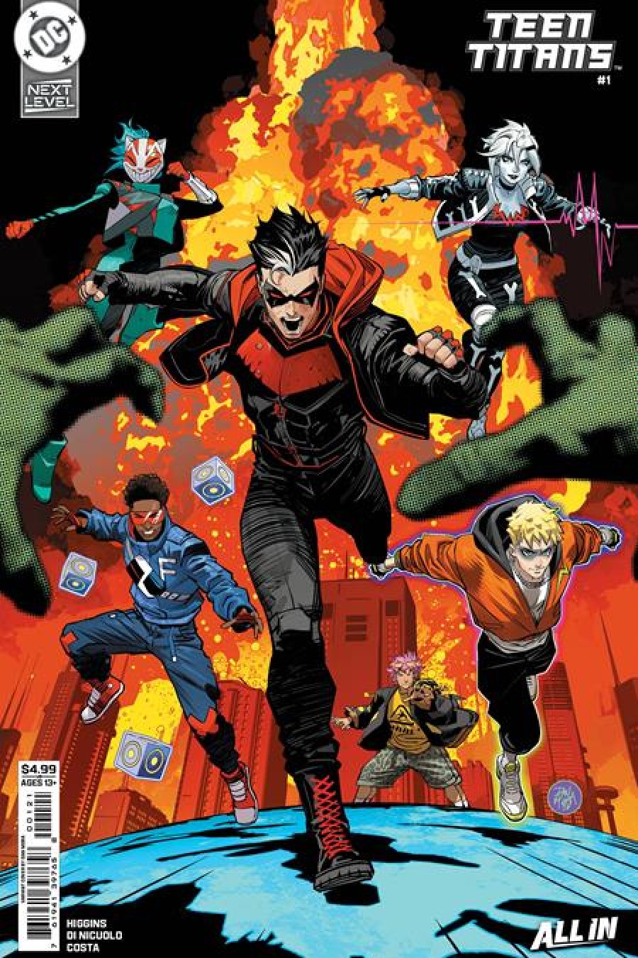Teen Titans #1 - Cvr B Dan Mora Card Stock Var cover art