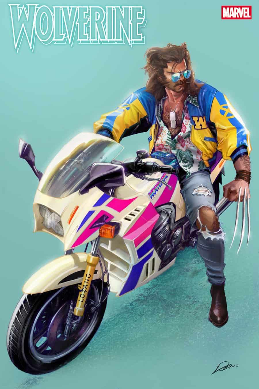 WOLVERINE #24 - Alexander Lozano '80S Wolverine cover art