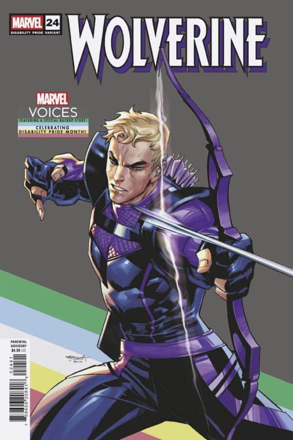 WOLVERINE #24 - Stephen Segovia Disability Pride cover art