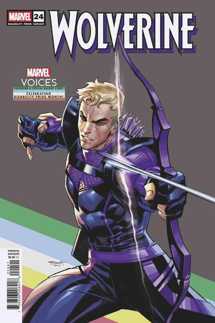WOLVERINE #24 - Stephen Segovia Disability Pride cover art