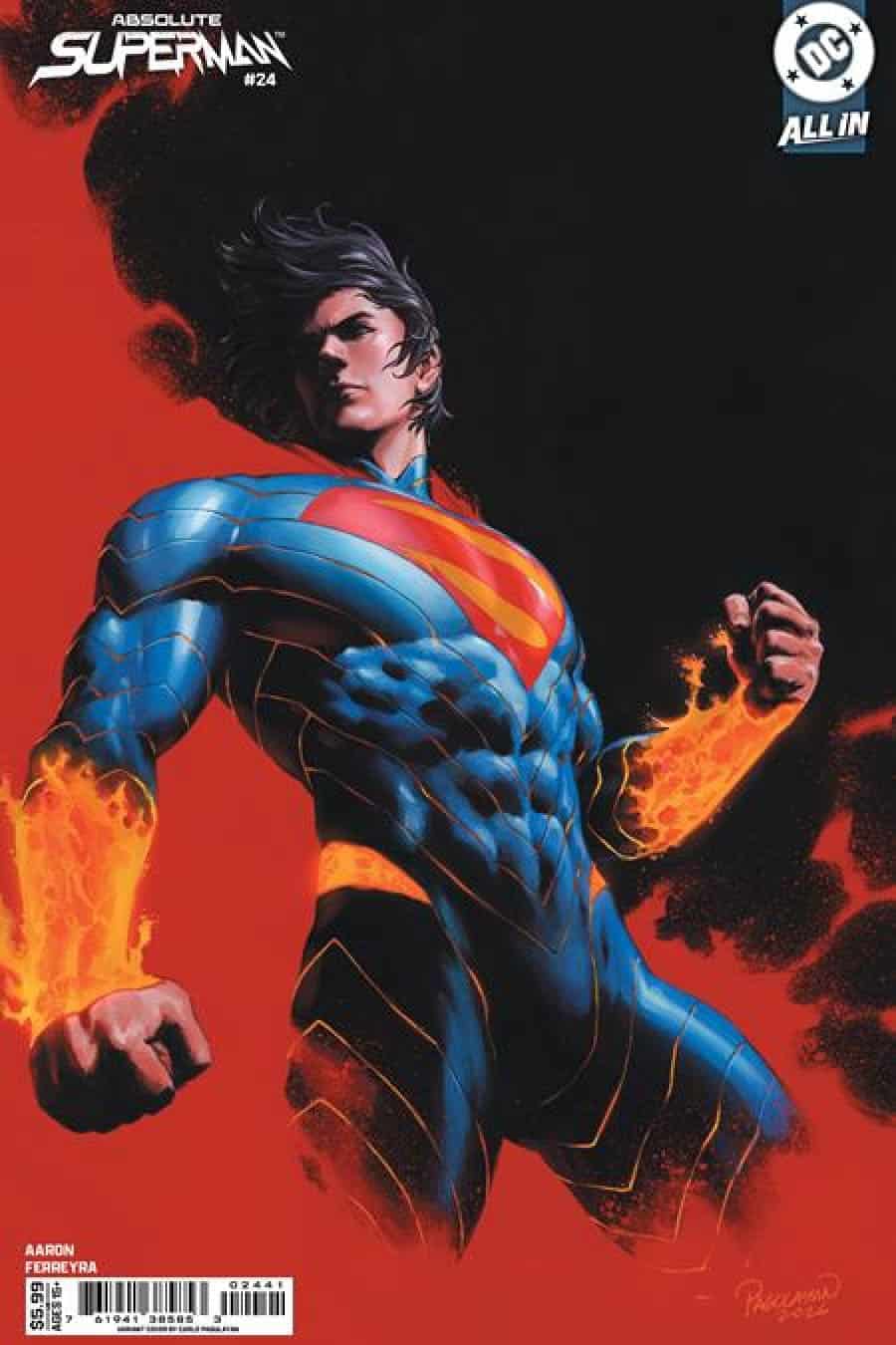 Absolute Superman #24 - Cvr D Carlo Pagulayan Card Stock Var cover art