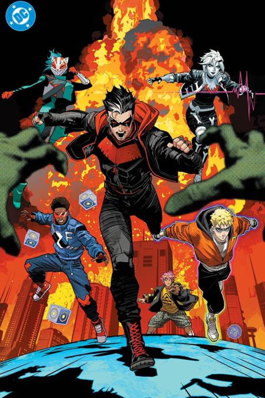 Teen Titans #1 - Cvr F Dan Mora Foil Var cover art