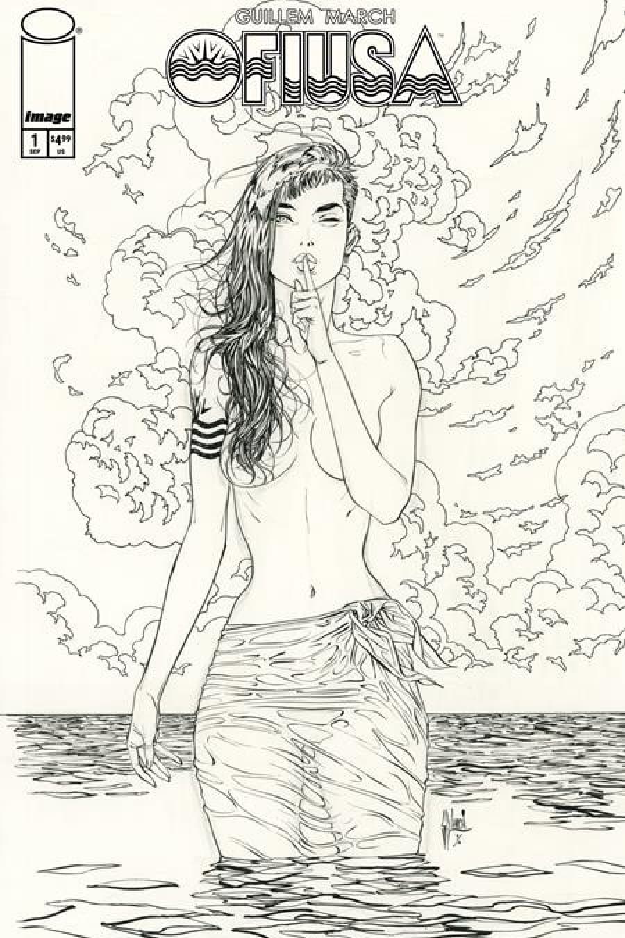 Ofiusa #1 - (Of 6) Cvr D Inc 1:25 Guillem March Raw Art Var (Mr) 1:25 cover art