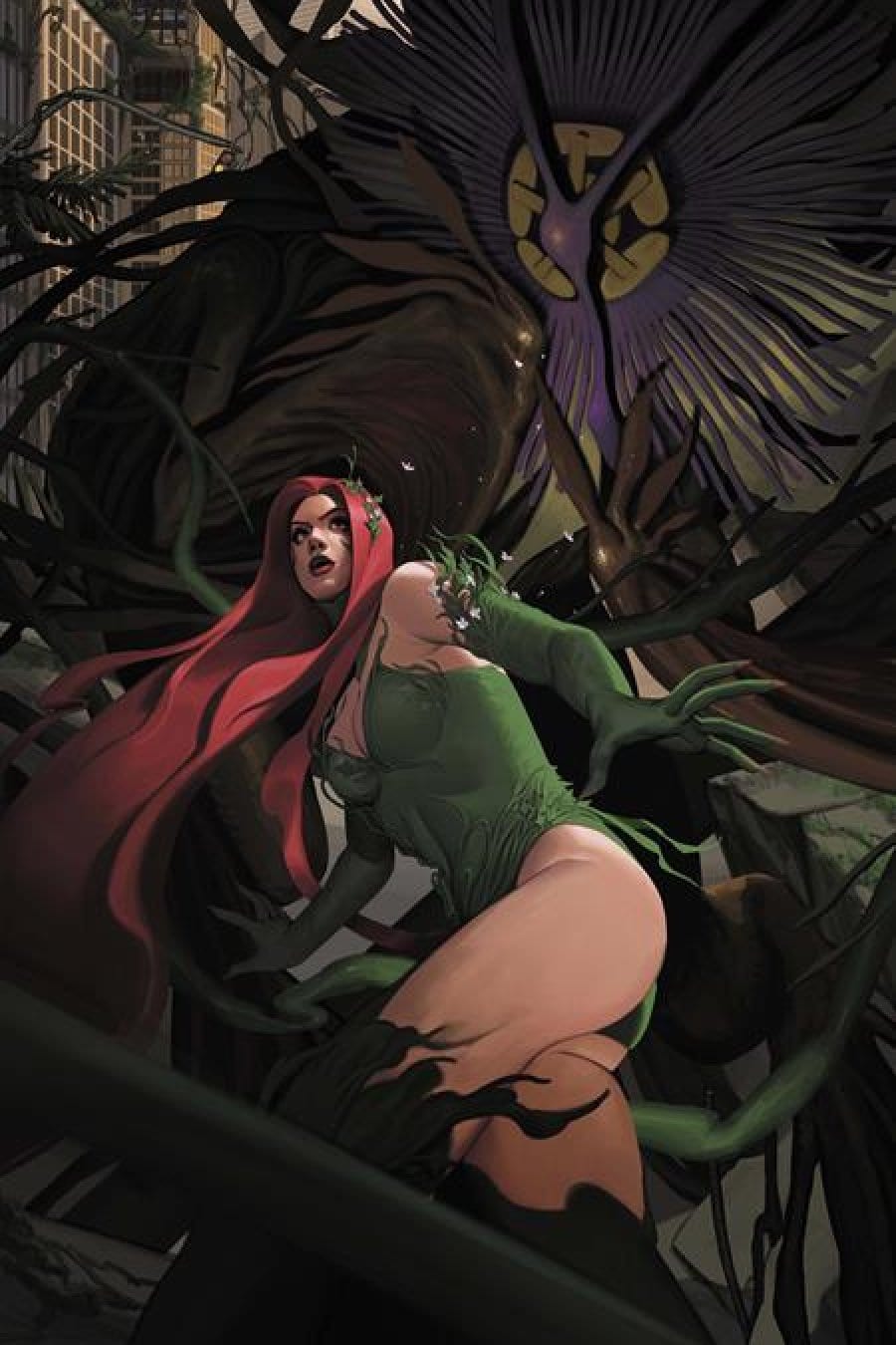 Poison Ivy #49 - Cvr D Manny Vincent Carbonilla Card Stock Var (Batman Bad Seeds) cover art
