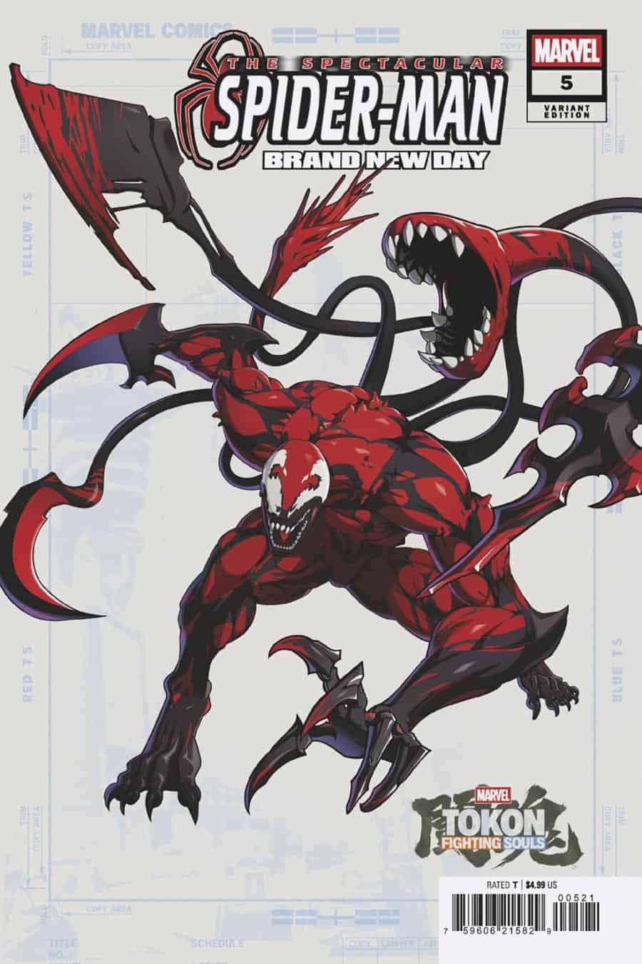 SPECTACULAR SPIDER-MAN: BRAND NEW DAY #5 - Marvel Tokon: Fighting Souls cover art