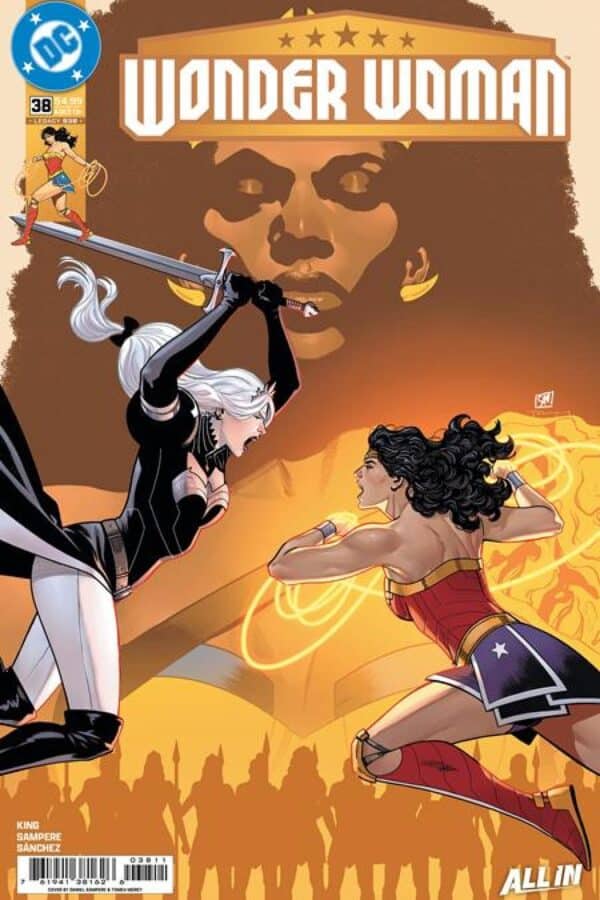 Wonder Woman #38 - Main - Daniel Sampere cover art