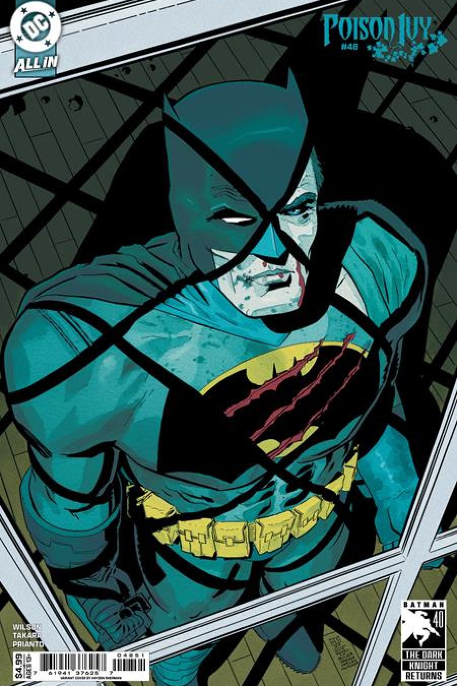 Poison Ivy #48 - Cvr E Hayden Sherman Dark Knight Returns 40Th Anniversary Card Stock Var (Batman Bad Seeds) cover art