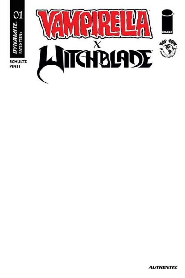 Vampirella X Witchblade Special #1 - (One Shot) Cvr F Blank Authentix Var cover art