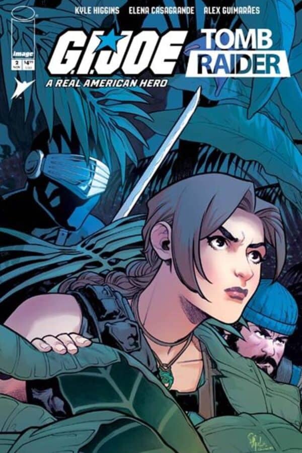 G.I. Joe A Real American Hero Tomb Raider #2 - Main - Elena Casagrande, Alex Guimaraes cover art