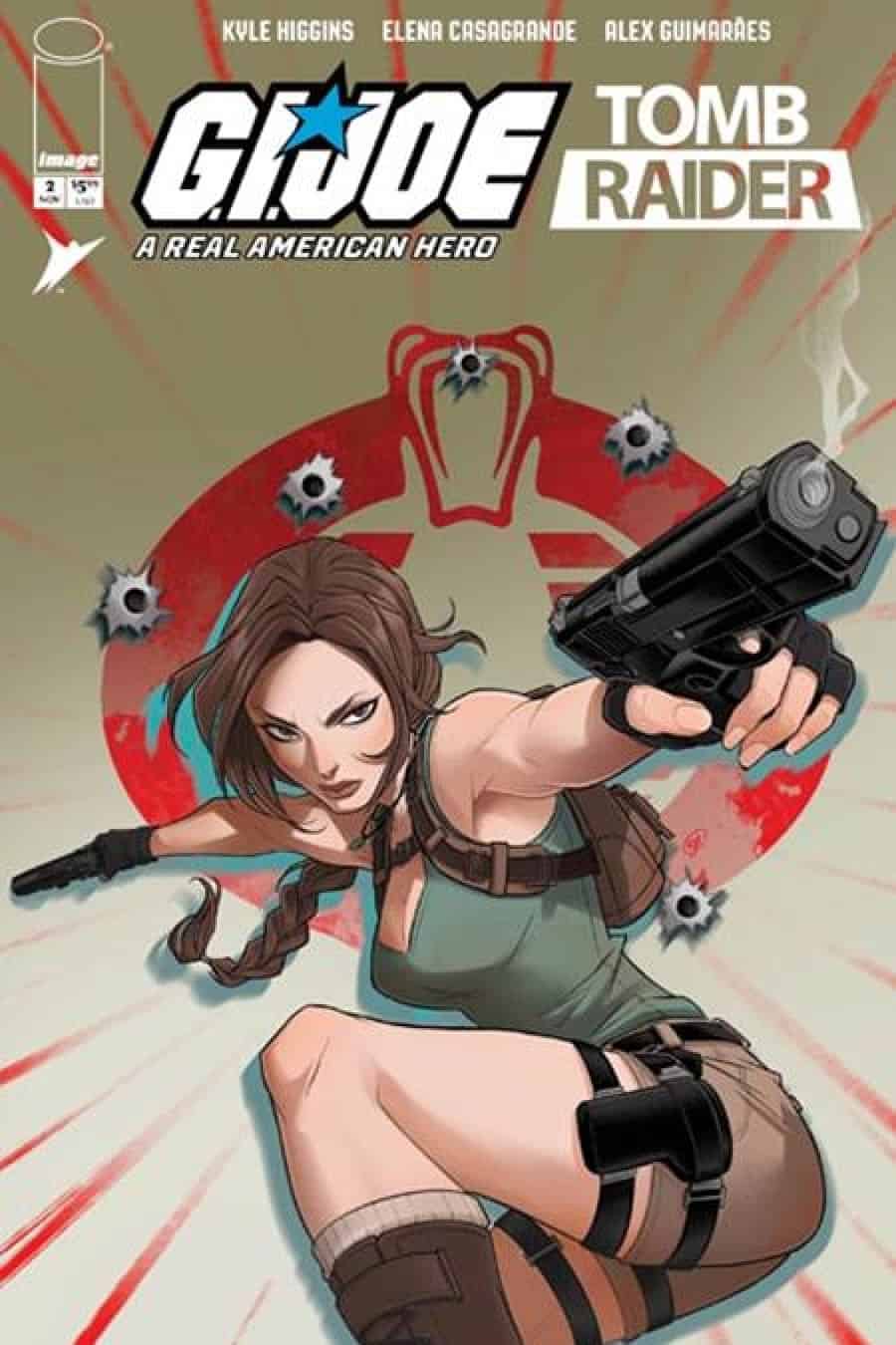 G.I. Joe A Real American Hero Tomb Raider #2 - (Of 5) Cvr C Sweeney Boo Foil Var cover art