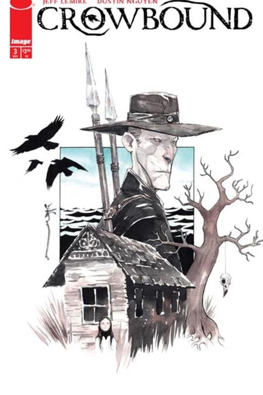 Crowbound #3 - Main - Dustin Nguyen cover art