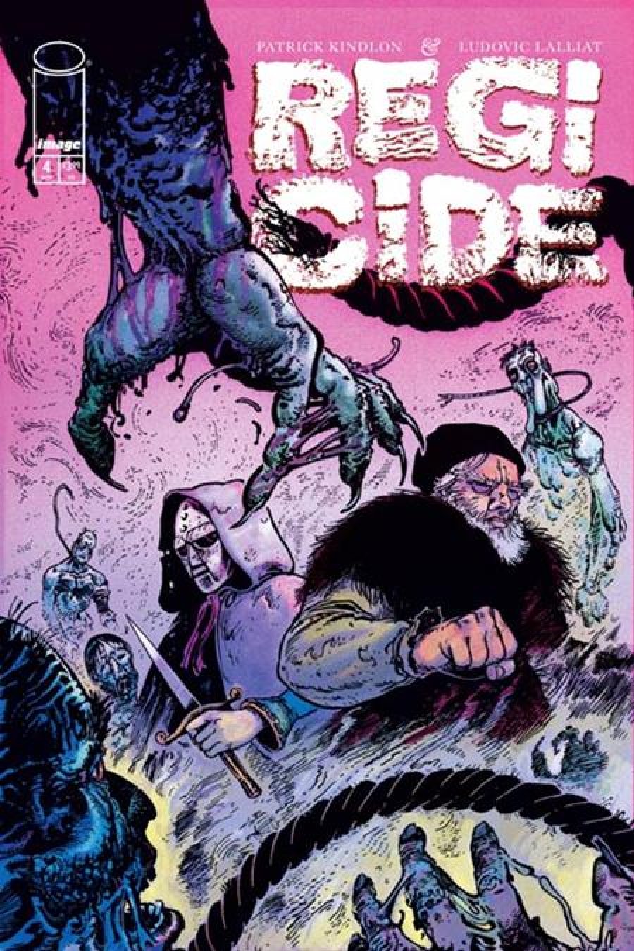 Regicide #4 - Main - Ludovic Lalliat cover art