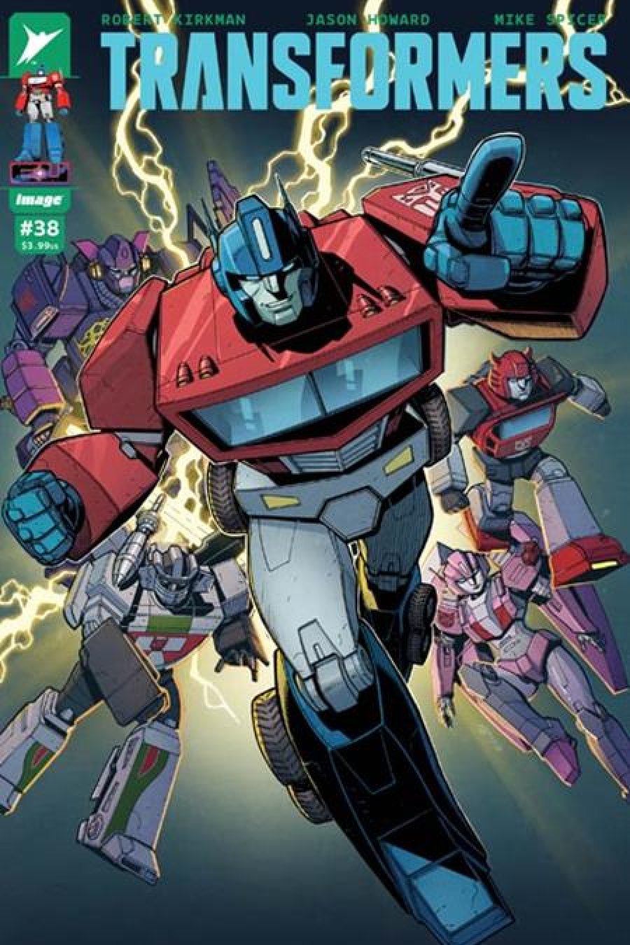 Transformers #38 - Cvr D Inc 1:25 Nick Bradshaw & Jim Charalampidis Var 1:25 cover art