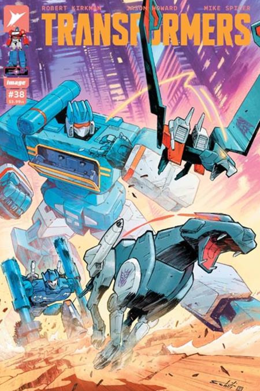 Transformers #38 - Cvr E Inc 1:50 Valerio Schiti & Neeraj Menon Var 1:50 cover art