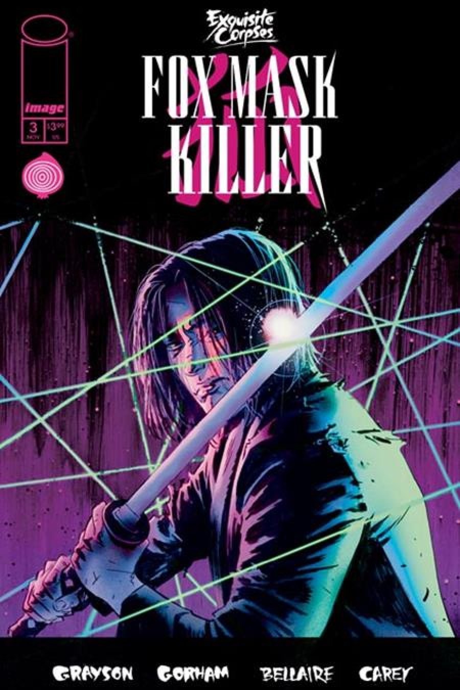 Exquisite Corpses Fox Mask Killer #3 - Main - Adam Gorham cover art