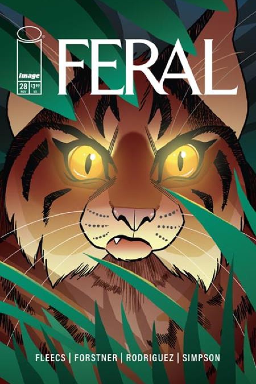 Feral #28 - Main - Tony Fleecs, Trish Forstner cover art