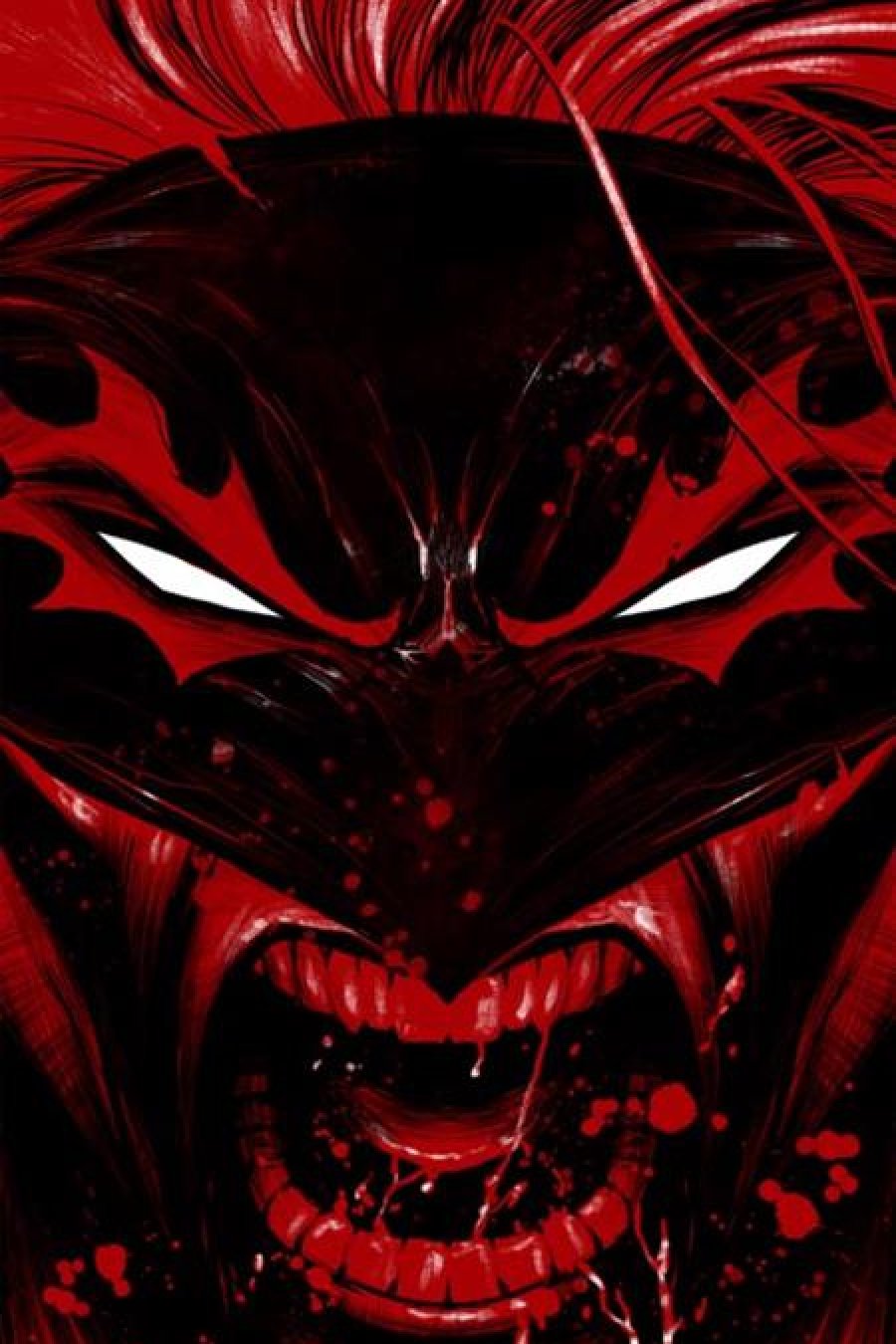 Final Boss Black, White, and Blood Reprint #1 - Black White And Blood Reprint Cvr D Inc 1:25 Tyler Kirkham Snarl Virgin Var (Mr) 1:25 cover art