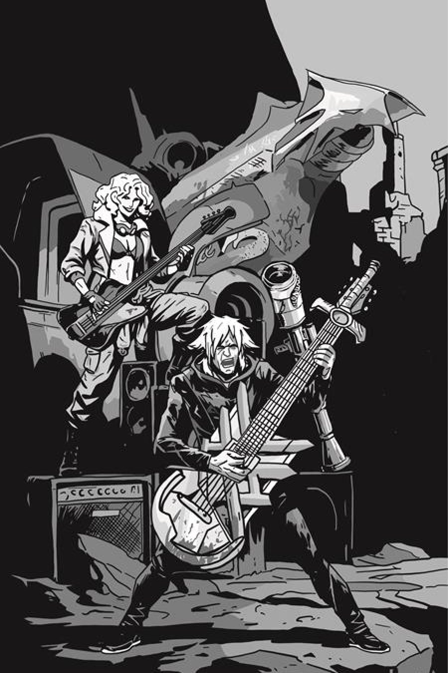 Lost Fantasy #14 - Cvr D Emmanuel Gervasoni Cardstock Concert B&W Var cover art