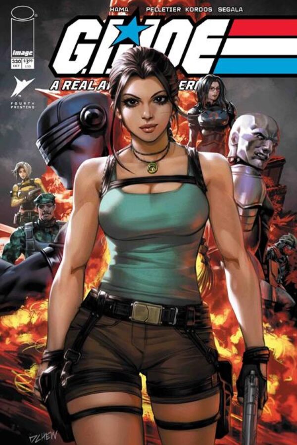 G.I. Joe A Real American Hero #330 4th Printing - Main - Action Figure cover art